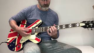 Video thumbnail for Epiphone Supernova Union Jack Noel Gallagher Signature Model by MrMarshDarsh