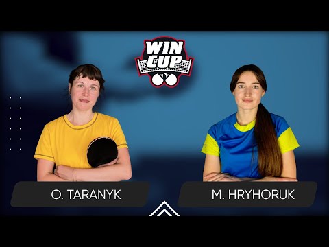 17:45 Olena Taranyk - Mariana Hryhoruk  West 4 WIN CUP 19.04.2024 | TABLE TENNIS WINCUP