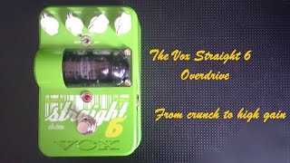 Video thumbnail for How does it sound : Vox STRAIGHT 6 overdrive - from crunch to high gain by RiffsNReviews