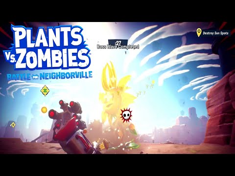 I Defeated Elite Wave Sunflower Queen Boss Without Destroying Sun Spots! | PVZ BFN Glitches Ep.1