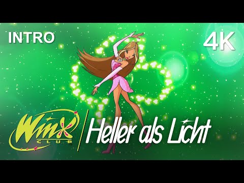 Winx Club - Intro 1 - German/Deutsch [Heller als Licht] 4K with Lyric Subtitles