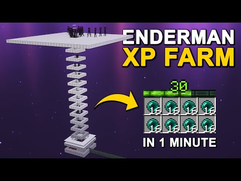 The BEST Enderman XP Farm in Minecraft 1.21.8 (Tutorial)