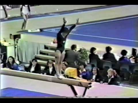 9th T CAN Christina McDonald BB - 1985 World Gymnastics Championships 9.400