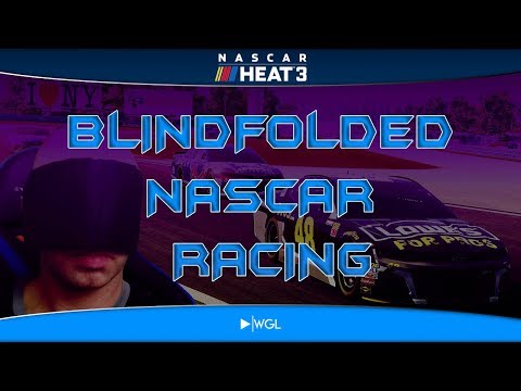 Blindfolded Driving CHAOS in Nascar Heat 3