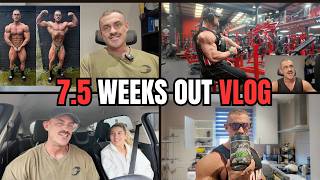 7.5 WEEKS OUT VLOG - PHYSIQUE UPDATE + TRAINING TWEAKS