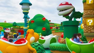Yoshi's Adventure Ride | Full POV Ride-Through & Queue at Super Nintendo World