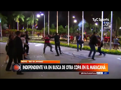 Hinchadas Independiente vs Flamengo *Qu1lombo*