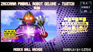 Zaccaria Pinball - Robot Deluxe - Twitch Run  - 5 Ball Arcade mode