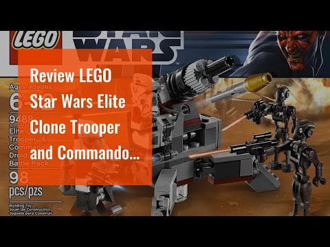 Review LEGO Star Wars Elite Clone Trooper and Commando Droid B 9488
