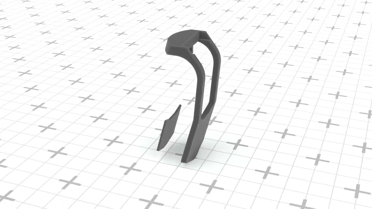 Water Cooler Dispenser Faucet Push Lever - Cup Paddle 3D Print Model