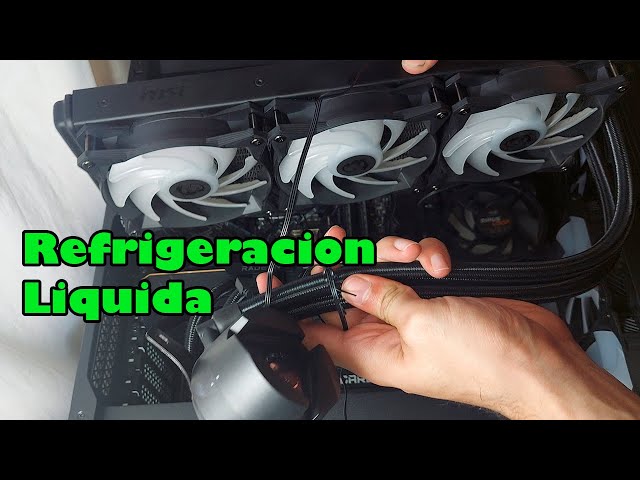 Vídeo relacionado con Nicear Radiador de aluminio para refrigeración líquida de PC, 12 cm, posición de instalación para sistema de refrigeración líquida de CPU de PC.