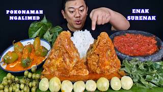 Download lagu NGEUNAH NIKMAT BANGET⁉️ MAKAN GULAI KEPALA IKAN KAKAP PEDAS LALAPAN JENGKOL MENTAH SAMBEL DADAKAN  mp3
