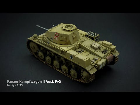 Building a Panzer Kampfwagen II Ausf. F/G Tamiya 1/35 Scale Model With Eduard Photo Etch