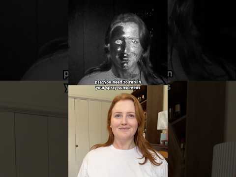 Spray sunscreen isn’t very accurate