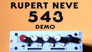 Video thumbnail for Rupert Neve 543 Compressor DEMO by Max Bauhof