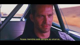 Tributo para Paul Walker - I Will Return - Legendado com Clipe