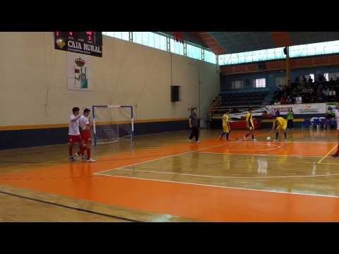 Penalti que suponía el 3-2 para el FS Zamora en su partido contra el Univ.Valladolid