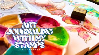 Art Journaling With My Stamps!