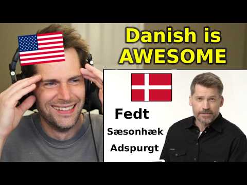 American Reacts to Danish Slang (with teacher Nikolaj Coster-Waldau)
