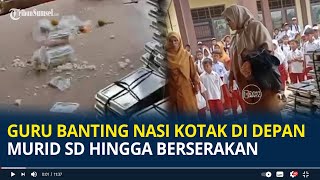 Download lagu Viral Guru Banting Nasi Kotak di Depan Murid SD Hingga Berserakan di Lantai mp3