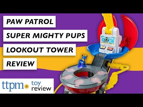 paw patrol super pups tower