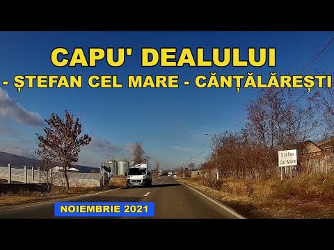 Drumul Capu Dealului - Stefan cel Mare - Cantalaresti video noiembrie 2021