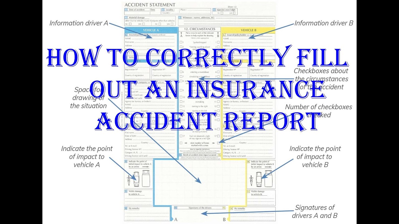 Cara mengisi laporan kecelakaan asuransi dengan benar.