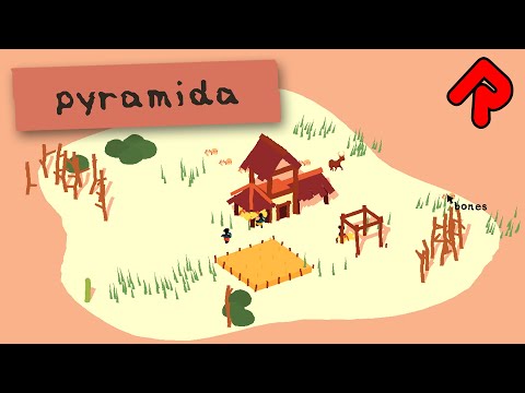 PYRAMIDA gameplay: Cute Village Builder with Night Terrors! (New Sokpop game)