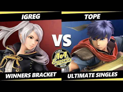 4o4 Smash Night 24 - iGreg! (Robin) Vs. Tope (Ike) SSBU Ultimate Tournament
