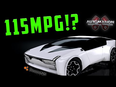 Making A 115MPG Car thats not terrible!? Automation - BeamNG