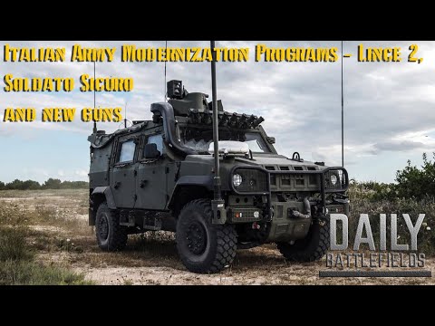 Italian Army Modernization Programs - Lince 2, Soldato Sicuro and new guns  (part 3 of 5)