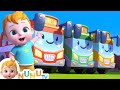 Ten Little Buses More Counting Nursery Rhymes For Kids NuNu Tv