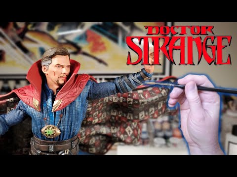 Dr. Strange 3D Printed and Painted Custom Statue - Resin Art