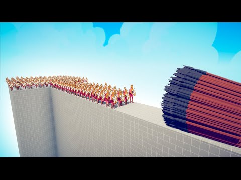 CAN 100x SPARTANS SURVIVE? - TABS | Totally Accurate Battle Simulator 2023