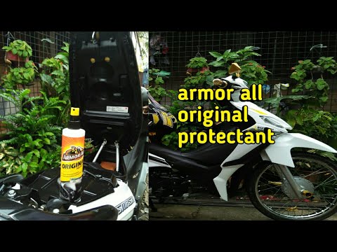 Armor all original protectant using motorcycle
