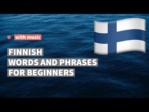 Most useful Finnish words and phrases for beginners. Learn Finnish language while listening to music