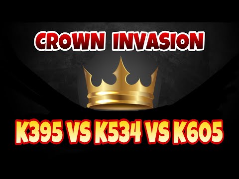 [Guns of Glory] CROWN INVASION/KVK - K395 VS K534 VS K605