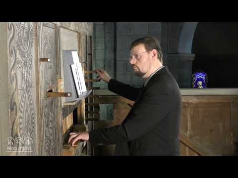 Saint-Savin organ, Sietze de Vries improvises on Psalm 33 (July 2017)