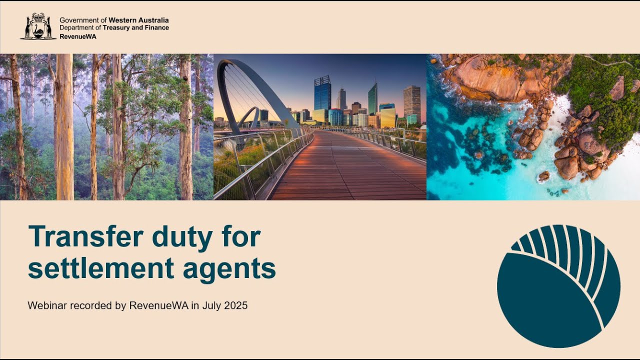 Transfer duty for settlement agents