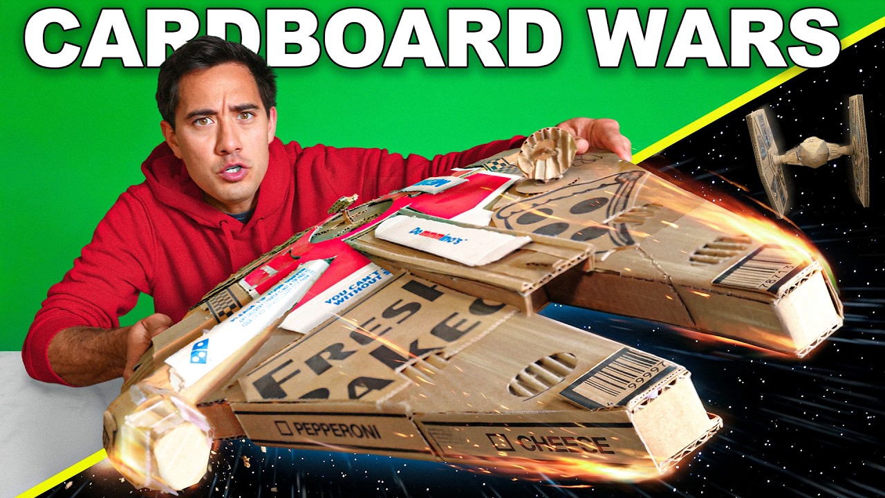 I Recreated Star Wars out of Cardboard - YouTube