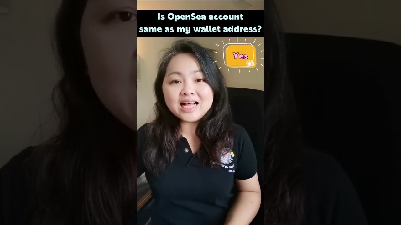 Is OpenSea account the same as my wallet address?