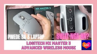 LOGITECH MX MASTER 3 ADVANCED WIRELESS MOUSE KAYA HANGGANG TATLONG LAPTOP SULIT BA ANG PRESYO NITO?