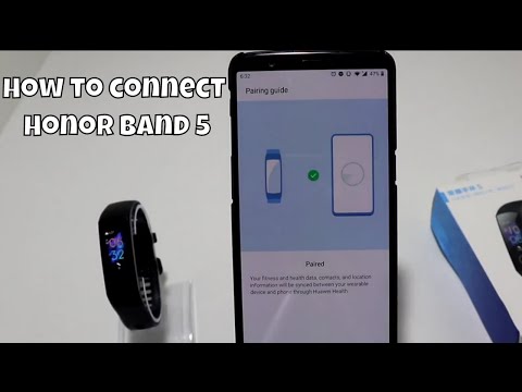 How to connect Honor Band 5 with Health app Android phone Smart Band Bracelet Wristband