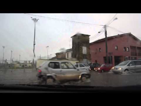 Trino Vercellese, allagamento della strada