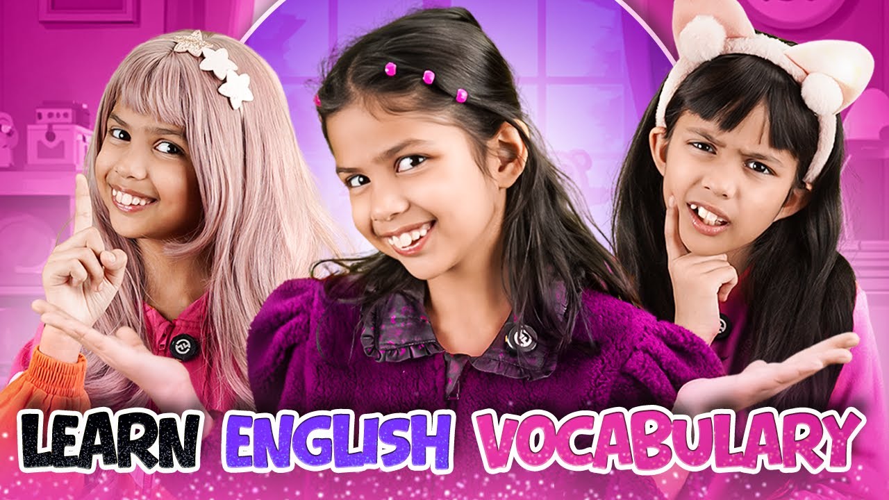 Kids Vocabulary for Everyday Use 😱, Learn English with Adi & Mini, Adi Connection