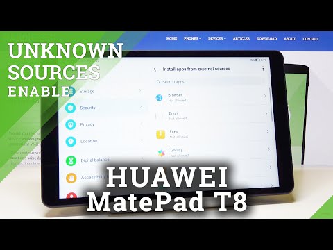 How to Allow Unknown Apps in HUAWEI MatePad T8 – Unknown Sources