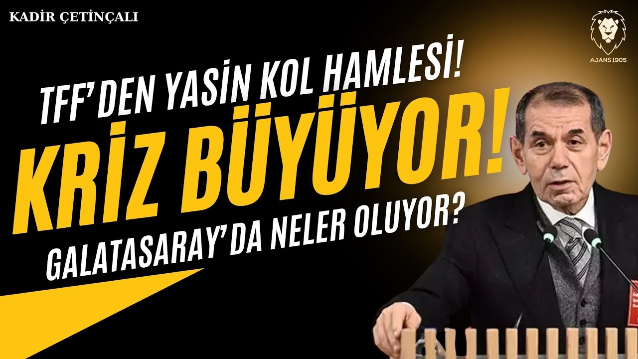 Galatasaray-TFF : KRİZ BÜYÜYOR! | Yasin Kol Ödülü! | Galatasaray Ne Yapacak?| Osimhen, Lemina Durumu