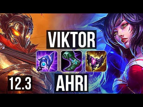 VIKTOR vs AHRI (MID) | Rank 5 Viktor, Legendary, Rank 20 | EUW Challenger | 12.3
