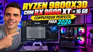 NÃO PAGUE R$ 8 MIL EM PLACA DE VÍDEO! Esse combo com 9800X3D humilhou nos FPS
