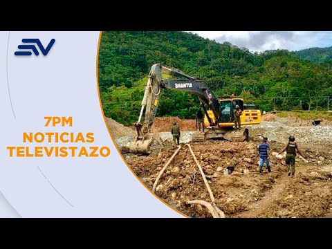 Dos campamentos de minería ilegal destruidos en el cantón Pangui, Zamora Chinchipe | Televistazo